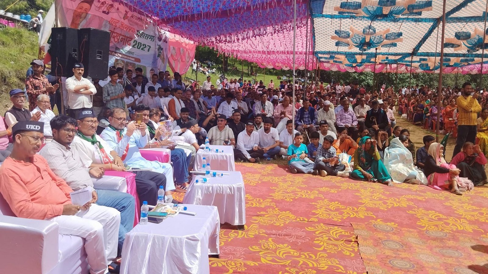 मनीला में उक्रांद की विशाल जनसभा, हजारों की संख्या में जुटी स्थानीय जनता