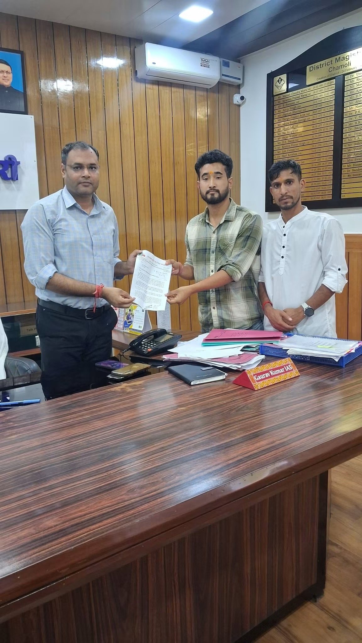 हेलंग–मारवाड़ी बाईपास निर्माण में अनियमितताओं का आरोप, उक्रांद ने डीएम से की कार्रवाई की मांग
